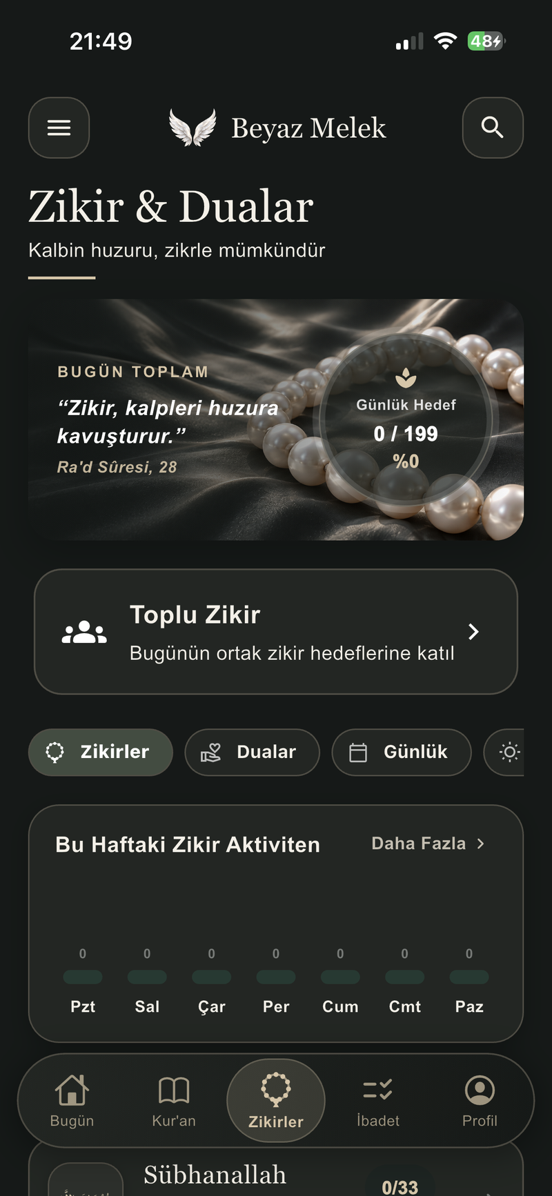Zikir Merkezi (Gece)