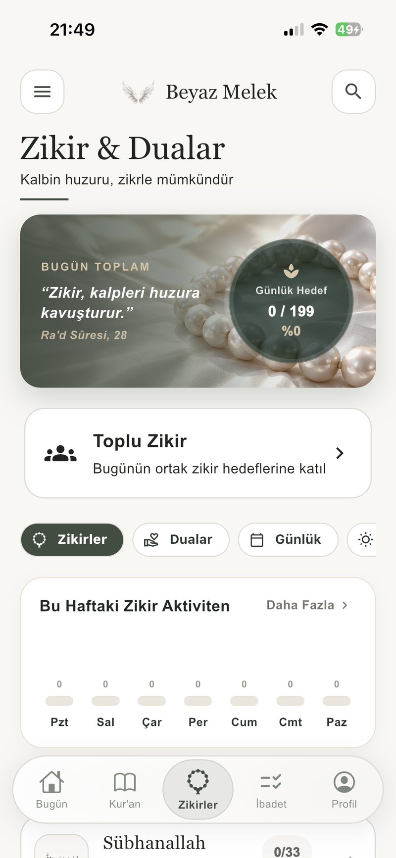 Zikir & Dualar Merkezi